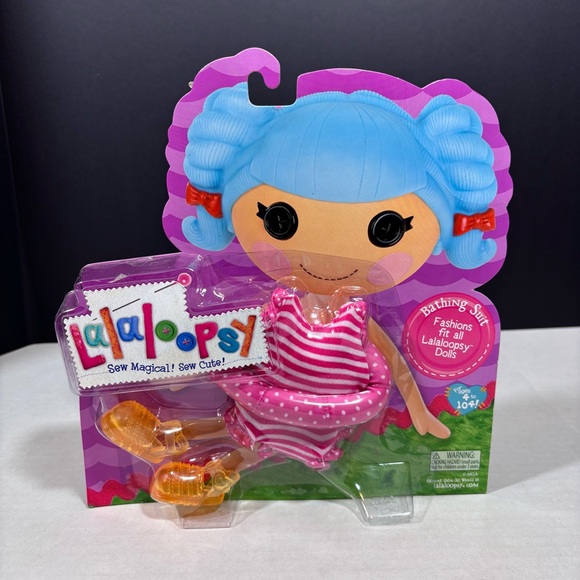 Lalaloopsy 3 outfit bundle NEW party dress, bathing suit and pajamas fashion set - Picture 4 of 8